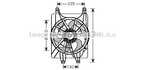 PRASCO Ventilators, Motora dzesēšanas sistēma HY7513