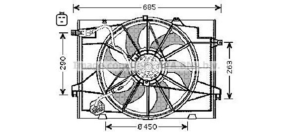 PRASCO Ventilators, Motora dzesēšanas sistēma HY7519