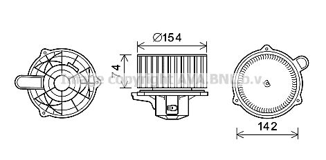 PRASCO Elektromotors, Salona ventilācija HY8348