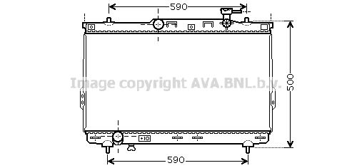 PRASCO Радиатор, охлаждение двигателя HYA2109