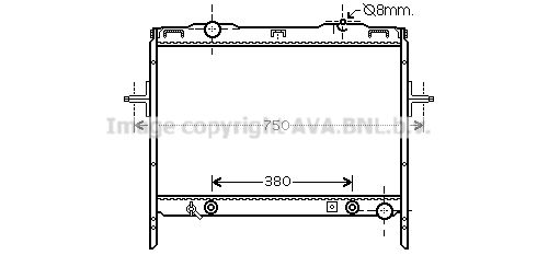 PRASCO Radiators, Motora dzesēšanas sistēma KAA2058