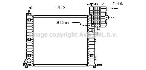 PRASCO Radiators, Motora dzesēšanas sistēma MS2336