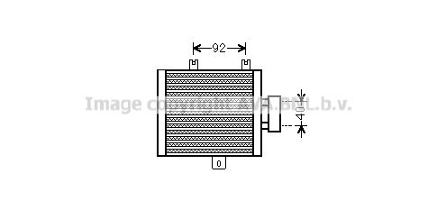 PRASCO Eļļas radiators, Motoreļļa MS3536