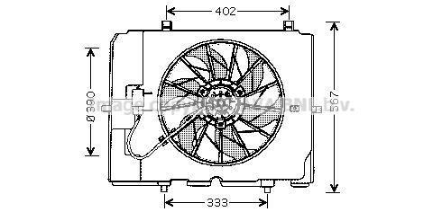 PRASCO Ventilators, Motora dzesēšanas sistēma MS7502