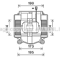 PRASCO Elektromotors, Salona ventilācija MS8669