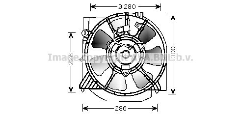 PRASCO Ventilators, Motora dzesēšanas sistēma MZ7541