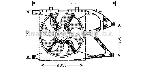 PRASCO Ventilators, Motora dzesēšanas sistēma OL7519