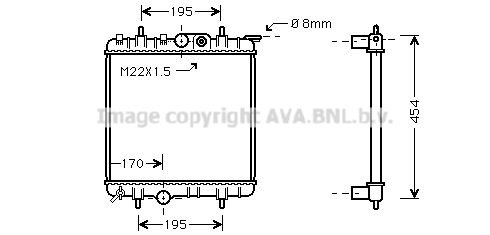 PRASCO Radiators, Motora dzesēšanas sistēma PE2188