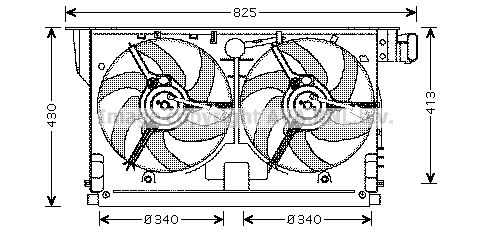 PRASCO Ventilators, Motora dzesēšanas sistēma PE7519