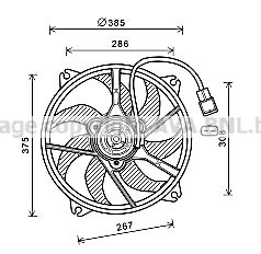 PRASCO Ventilators, Motora dzesēšanas sistēma PE7556