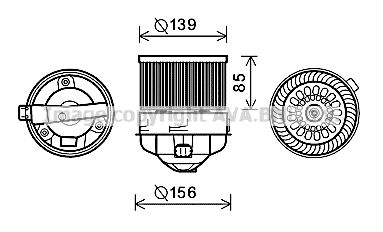 PRASCO Elektromotors, Salona ventilācija PE8370