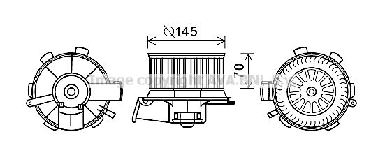 PRASCO Elektromotors, Salona ventilācija PE8388