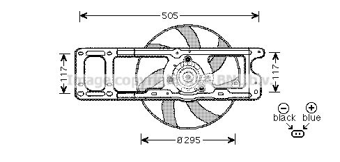 PRASCO Ventilators, Motora dzesēšanas sistēma RT7537