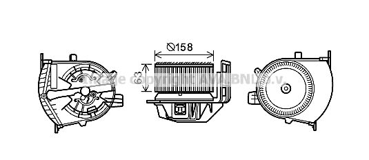 PRASCO Elektromotors, Salona ventilācija RT8585