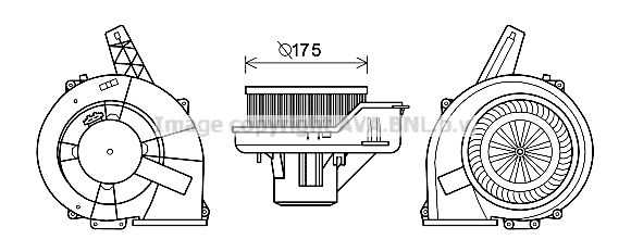 PRASCO Elektromotors, Salona ventilācija ST8045