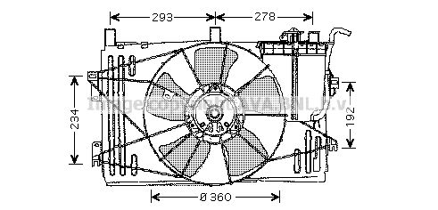 PRASCO Ventilators, Motora dzesēšanas sistēma TO7508