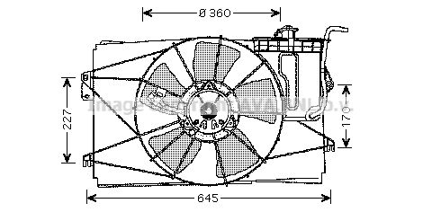 PRASCO Ventilators, Motora dzesēšanas sistēma TO7524