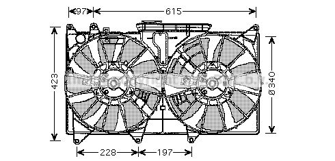 PRASCO Ventilators, Motora dzesēšanas sistēma TO7535