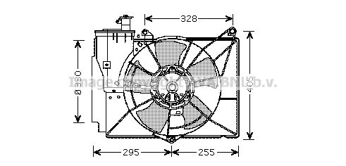 PRASCO Ventilators, Motora dzesēšanas sistēma TO7539