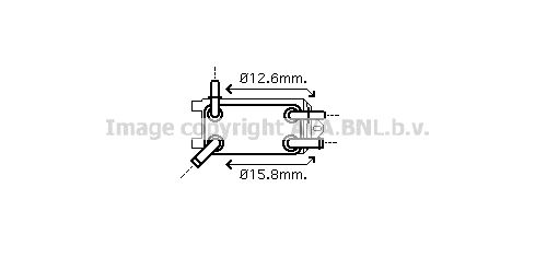 PRASCO Eļļas radiators, Automātiskā pārnesumkārba VO3135