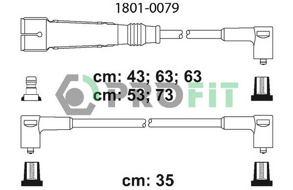 PROFIT Комплект проводов зажигания 1801-0079