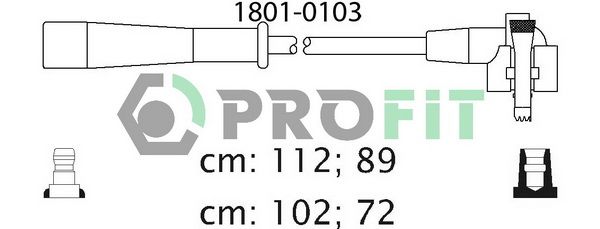 PROFIT Augstsprieguma vadu komplekts 1801-0103