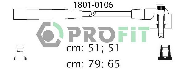 PROFIT Комплект проводов зажигания 1801-0106