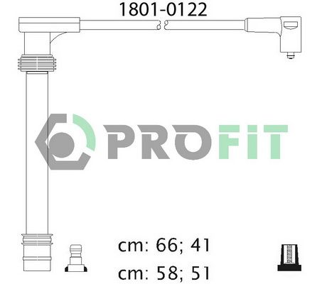 PROFIT Augstsprieguma vadu komplekts 1801-0122