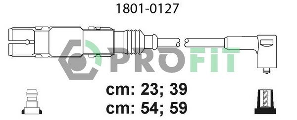 PROFIT Комплект проводов зажигания 1801-0127