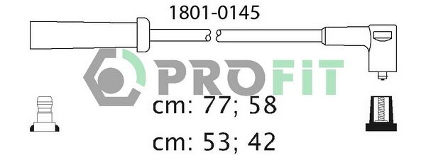 PROFIT Комплект проводов зажигания 1801-0145