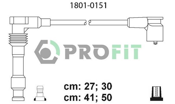 PROFIT Комплект проводов зажигания 1801-0151