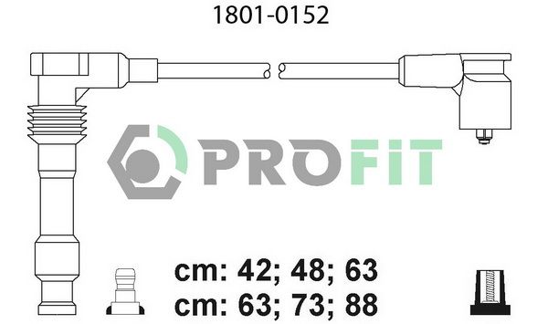 PROFIT Комплект проводов зажигания 1801-0152
