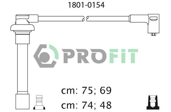 PROFIT Комплект проводов зажигания 1801-0154