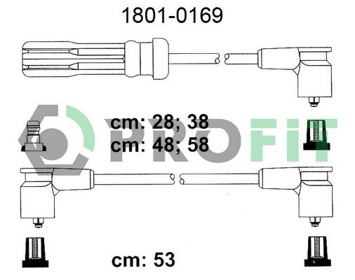 PROFIT Комплект проводов зажигания 1801-0169
