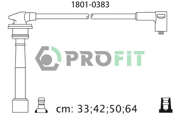 PROFIT Комплект проводов зажигания 1801-0383