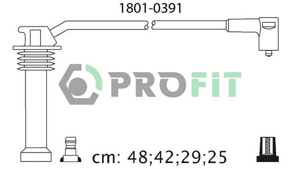 PROFIT Augstsprieguma vadu komplekts 1801-0391