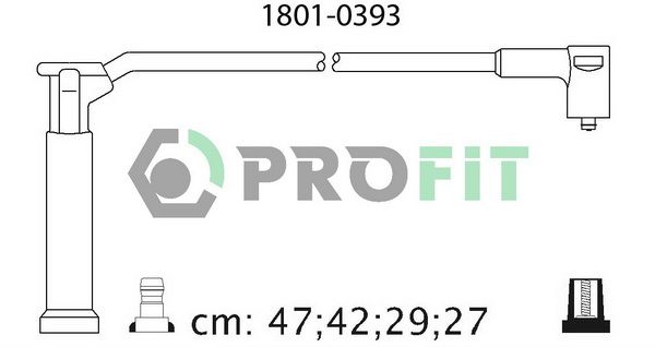 PROFIT Augstsprieguma vadu komplekts 1801-0393