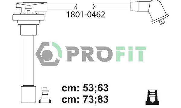 PROFIT Augstsprieguma vadu komplekts 1801-0462