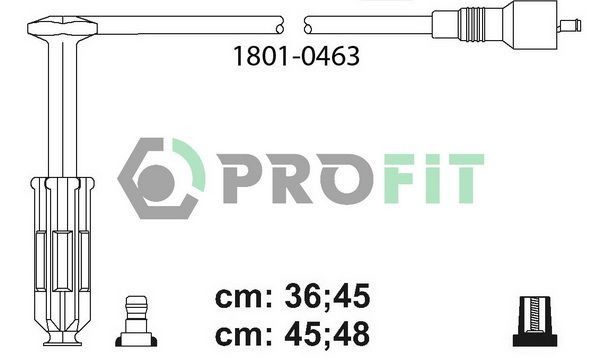 PROFIT Комплект проводов зажигания 1801-0463
