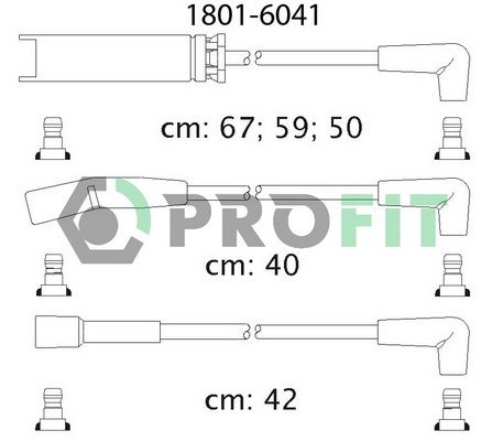 PROFIT Комплект проводов зажигания 1801-6041