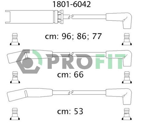 PROFIT Комплект проводов зажигания 1801-6042