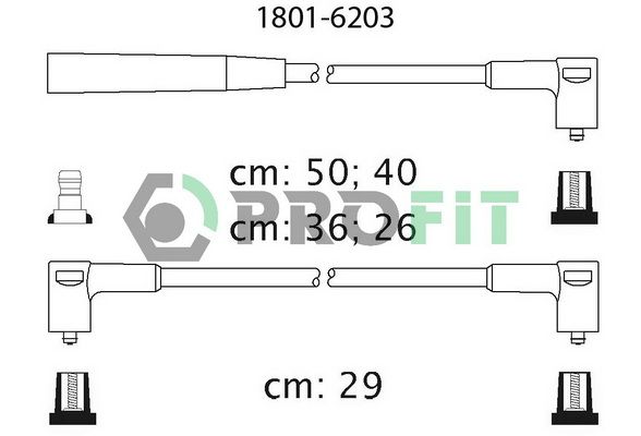 PROFIT Комплект проводов зажигания 1801-6203