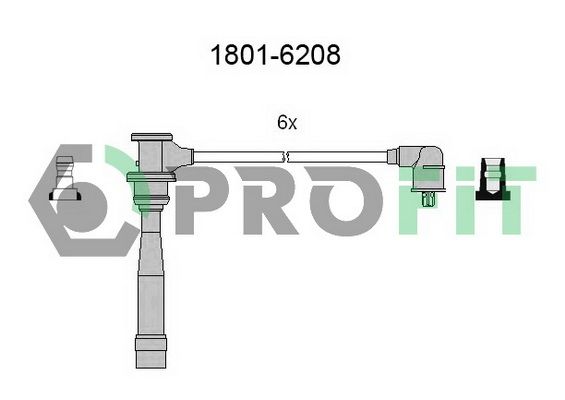 PROFIT Комплект проводов зажигания 1801-6208
