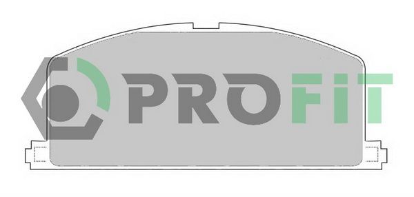 PROFIT Комплект тормозных колодок, дисковый тормоз 5000-0308