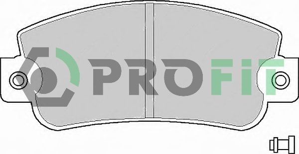 PROFIT Комплект тормозных колодок, дисковый тормоз 5000-0346