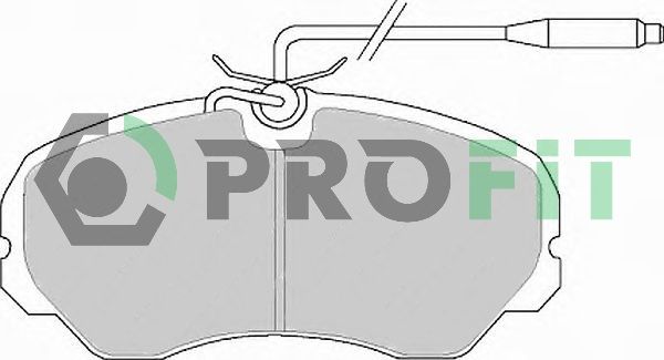 PROFIT Комплект тормозных колодок, дисковый тормоз 5000-0510