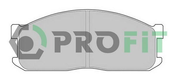 PROFIT Комплект тормозных колодок, дисковый тормоз 5000-0547