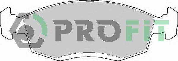 PROFIT Комплект тормозных колодок, дисковый тормоз 5000-0579