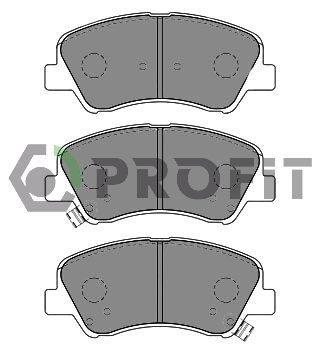 PROFIT Комплект тормозных колодок, дисковый тормоз 5000-0625