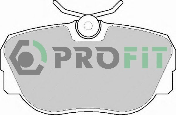 PROFIT Комплект тормозных колодок, дисковый тормоз 5000-0660